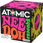 Schylling NeeDoh Atomic - Sensory Squeeze Toy - Satisfying Dough Filling - 2.25 Wide - Color May Vary (Pack of 1)