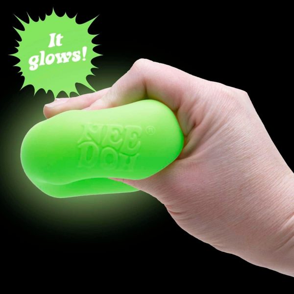 NeeDoh Nice Cube Glow - Glows in the Dark - Assorted