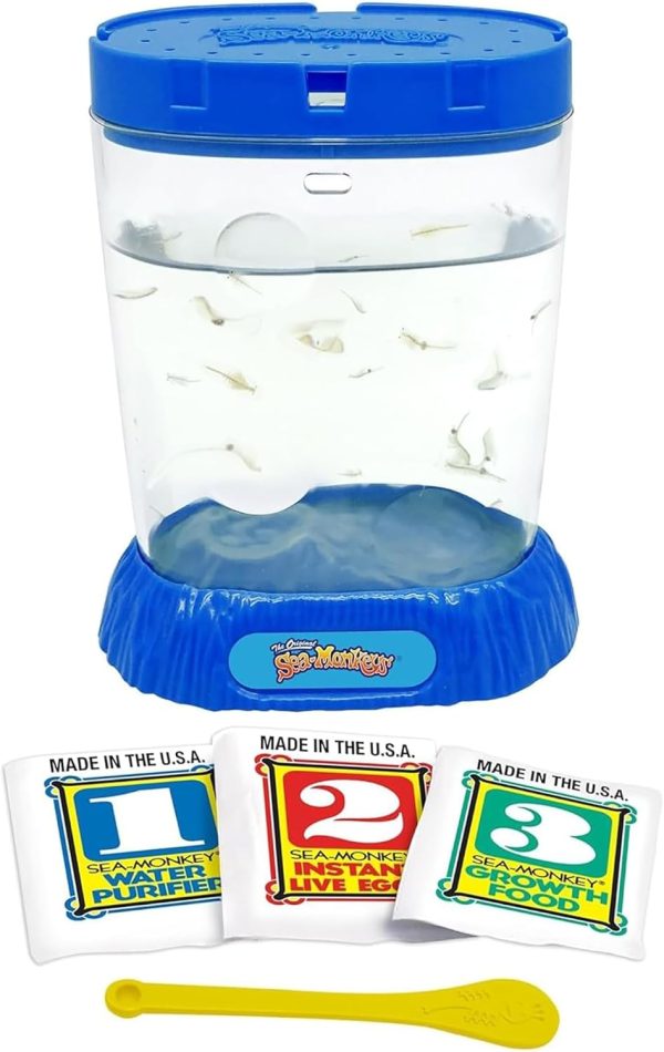 Sea-Monkeys? Ocean Zoo - World's Only Instant Pets? - Assorted Colors - Ages 6+ (Pack of 1)